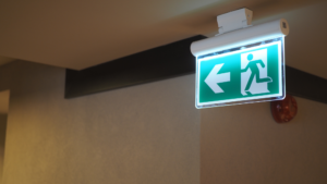 LED exit lighting